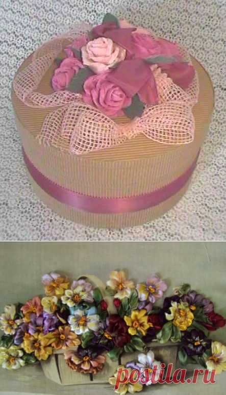 Секреты вышивки лентами.   
Часто начинающие рукодельницы, приступая к какому-то занятию впервые сталкиваются с тем, что информация об этом хобби довольно поверхностная, и даже пошаговые инструкции и мастер-классы порой как будто что-то утаивают – что-то , что оказывается хоть и мелкой, но очень важной деталью. Именно об этом я и хочу сейчас рассказать. - Источник: Рукоделие - мое ремесло http://rukodelie1.com/publ/vyshivka/vishivka_lentami/sekrety_vyshivki_lentami/3-1-0-23