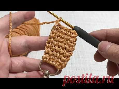 BAG HANDLE CROCHET -MUNTAZAM VE SON DERECE KOLAY ÇANTA SAPI