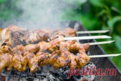 Шашлык из курицы с гранатовым маринадом