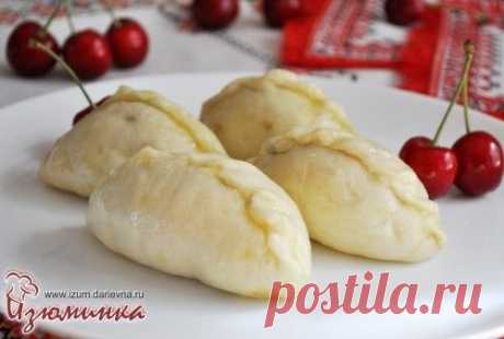 вареники с вишней на пару