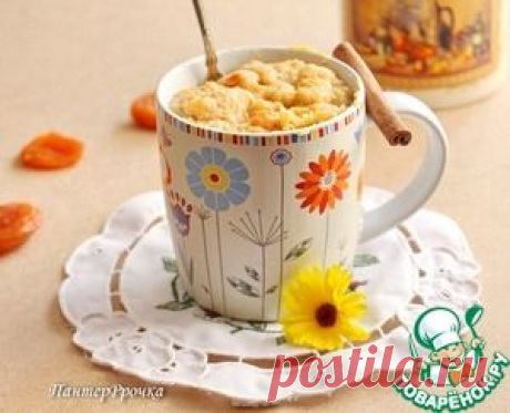 Пряный морковный кекс в кружке - кулинарный рецепт