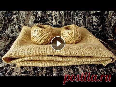 Взяла мешковину и шпагат и сделала шикарную шкатулку. Шкатулка своими руками. Посмотрите какую шкатулку можно сделать своими руками из мешковины и джута. Шкатулка получилась очень удобная и оригинальная такой шкатулки точно ни у...