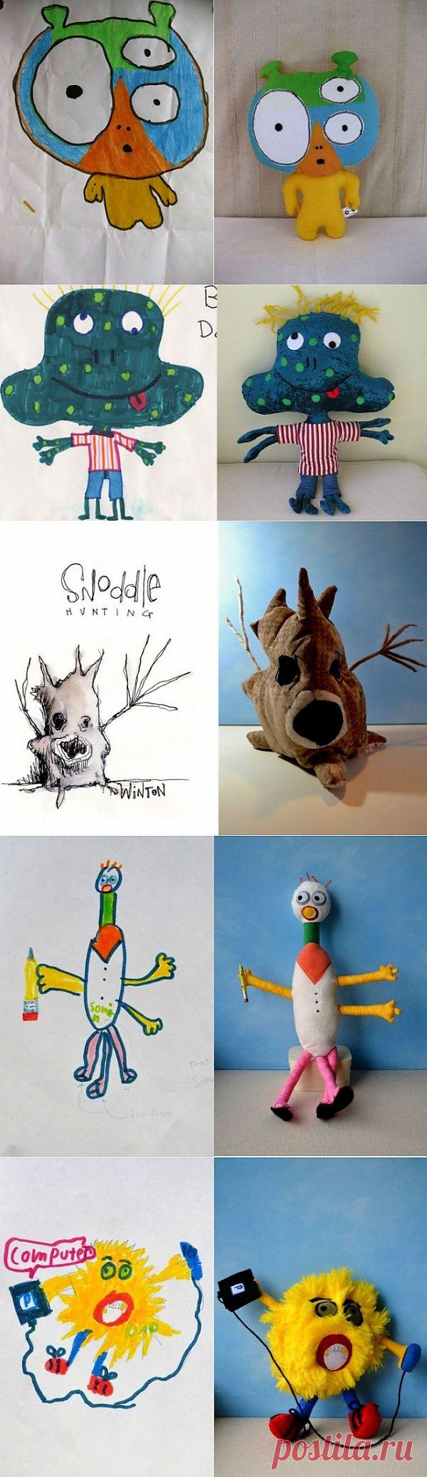Рисунки оживают / Для детей / Модный сайт о стильной переделке одежды и интерьера