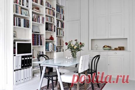 Скандинавская двушка с печью, 50 м²