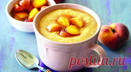 Овсяная каша с изюмом и персиками. Пошаговый рецепт с фото на Gastronom.ru