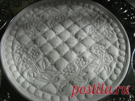 Cotton art - благородная стёжка трапунто в интерьере,одежде