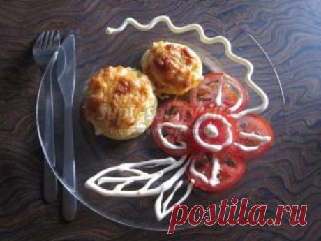 Медальоны из кабачка с мясным фаршем. Рецепт с пошаговыми фото