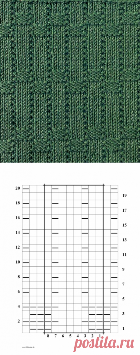 1000 Strickmuster » 032 Flechtmuster