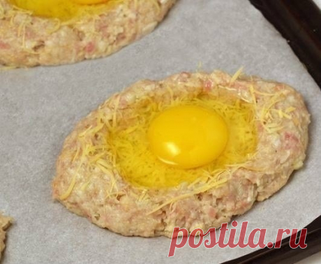 Нежные шницели с яйцом