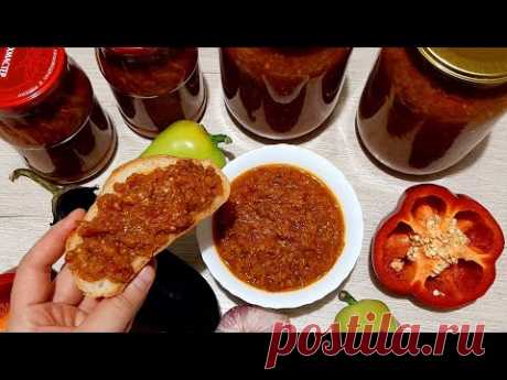 ИКРА ИЗ БАКЛАЖАНОВ ПО ОДЕССКИ - ЗИМОЙ  НЕВЕРОЯТНО ВКУСНО! QISHKA BAKLAJONLI IKRA TAYORLASH ✔