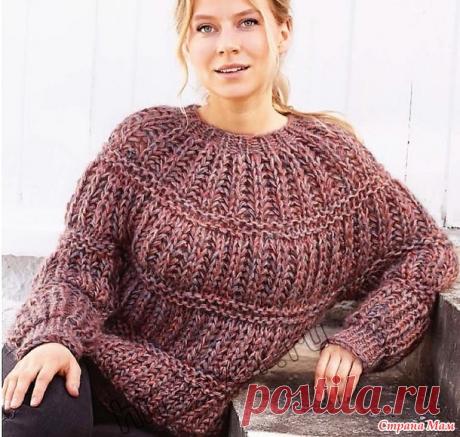 Свитер Tundra Twilight. Спицы. - ВЯЗАНАЯ МОДА+ ДЛЯ НЕМОДЕЛЬНЫХ ДАМ - Страна Мам