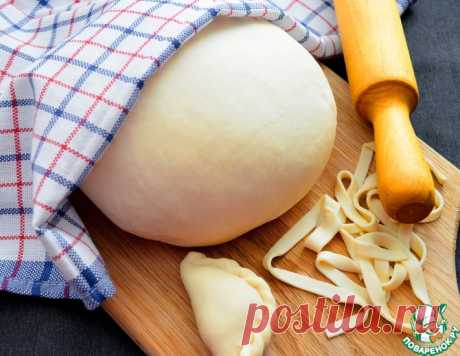 Постное тесто для вареников и лапши – кулинарный рецепт