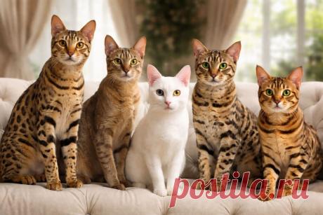 💎 Хотите узнать, какие кошки — настоящие драгоценности? 🐾 ТОП-5 самых дорогих пород, их уникальный характер и стоимость — от Саванны до Бенгала. Роскошь и элегантность прямо у вас дома! #кошки #породистыекошки #элитныепитомцы
Изображение от chatGPT