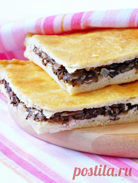 Псковский пирог с грибами (постный) рецепт с фотографиями