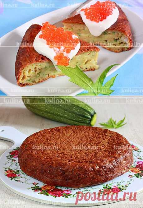 Влажный пирог с творогом и цуккини – рецепт приготовления с фото от Kulina.Ru