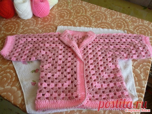 Вяжем вместе кофточку крючком. - Хенд-Мейд | HANDMADE - Страна Мам