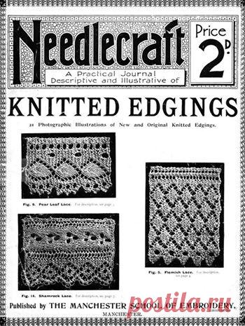 Patterns from Needlecraft: Knitted Lace Edgings (second series), 1905