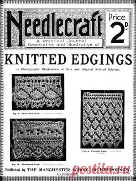 Patterns from Needlecraft: Knitted Lace Edgings (second series), 1905