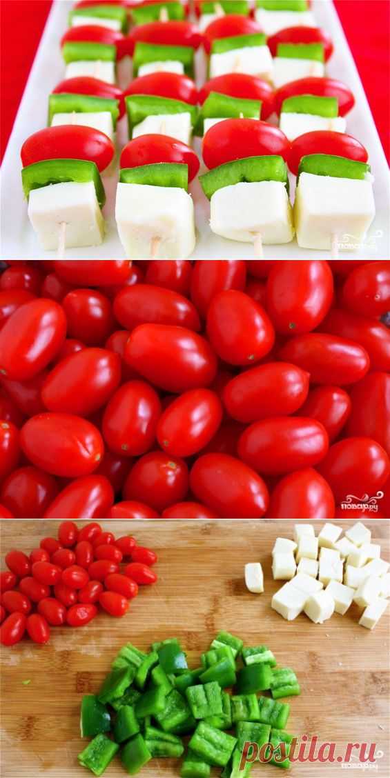 Закуска на шпажках на Новый год - пошаговый кулинарный рецепт на Повар.ру