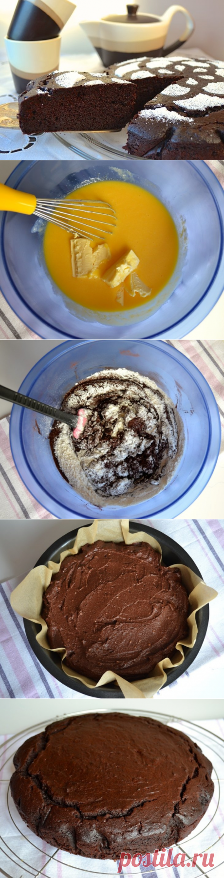 Шоколадный пирог с рикоттой - Мой женский блог