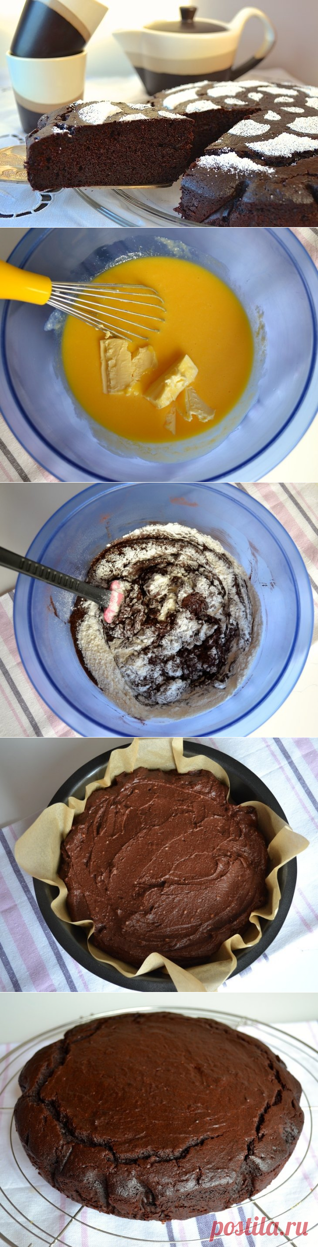 Шоколадный пирог с рикоттой - Мой женский блог