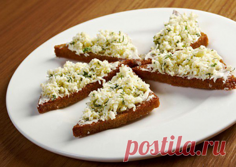 Гренки с творогом на завтрак | Вкусные Рецепты