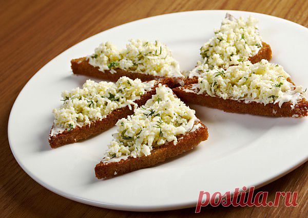 Гренки с творогом на завтрак | Вкусные Рецепты
