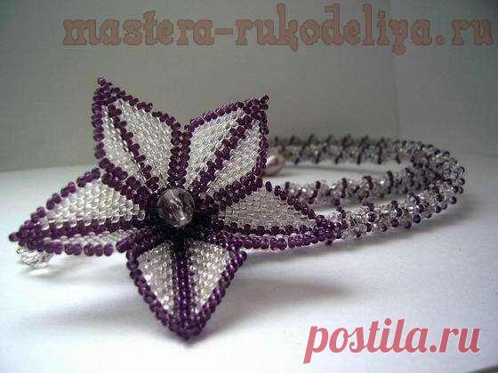 Мастер-класс по бисероплетению: Лилия - мозаичное плетение
