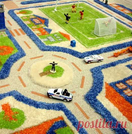 Ковер для детской комнаты – подарите ребенку его собственную страну