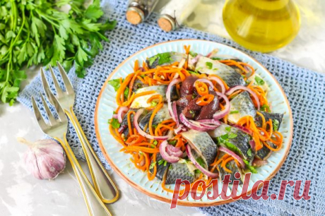 Хе из селедки по-корейски - пошаговый рецепт с фото .
