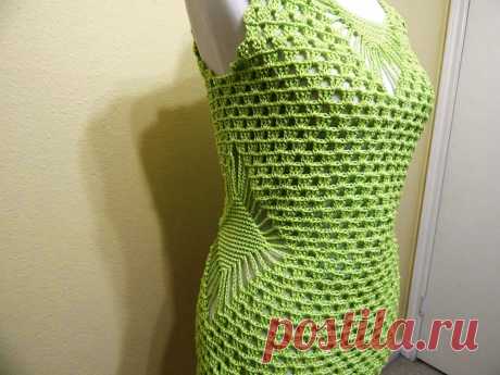 BLUSA VERDE LIMON CROCHET