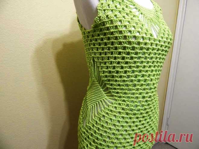 BLUSA VERDE LIMON CROCHET