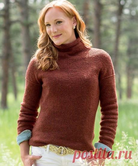 Пуловер по мотивам Serra Turtleneck by Amy Christoffers.