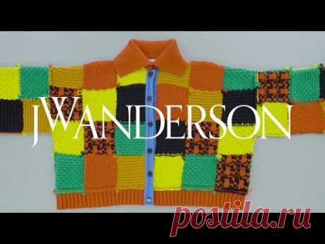 JW Anderson | Official 'Harry Styles' Cardigan Knitting Tutorial
The size is a unit size for men :

Total length 60 cm,
total width 84 cm,
sleeve length 48 cm