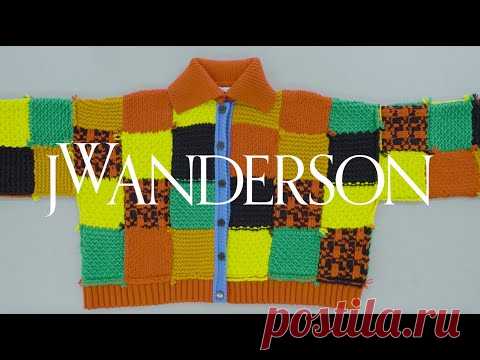 JW Anderson | Official 'Harry Styles' Cardigan Knitting Tutorial
The size is a unit size for men :

Total length 60 cm,
total width 84 cm,
sleeve length 48 cm