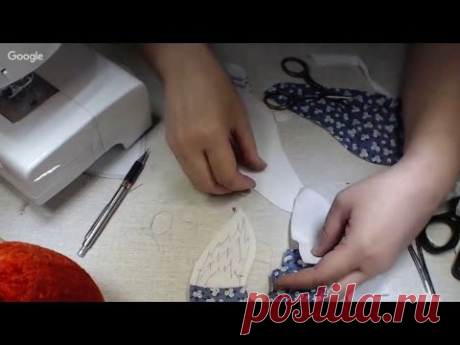 Анастасия Голенева.Цикл "Славянский гороскоп". ОГНЕННАЯ ВЕКША (белка). Шьем игрушку в технике грунтованный текстиль.