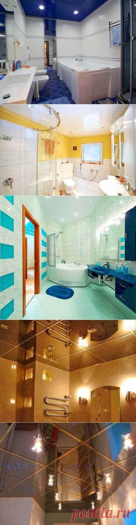 Потолок в ванной: обзор материалов — Мой дом