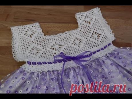 Blusa Corpiño Crochet para Niña 5 a 6 años