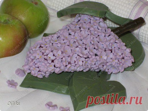 Мыло "Ветка Сирени". Мастер- класс.