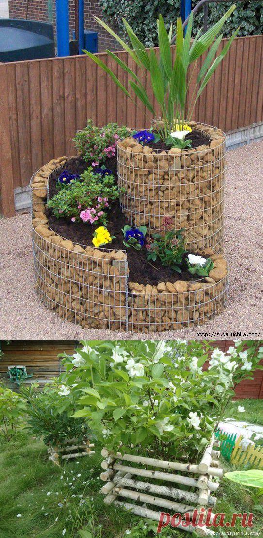 Оригинальные клумбы для дачи. Идея для вдохновения | Умелые ручки