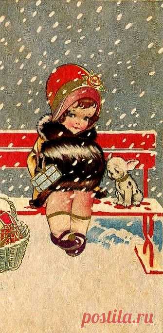 Per Reenie ...with the weather we have been having, this is just the perfect little girl to exhibit.