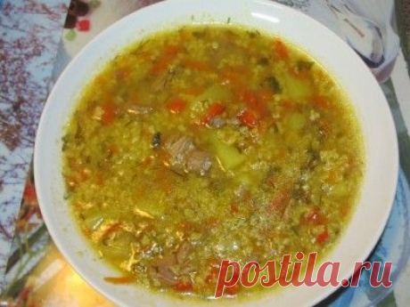 СУП ИЗ ПШЕНА.