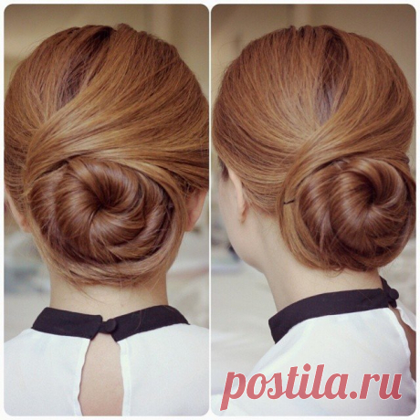 Стильная прическа!