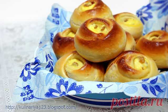 Булочки "Розочки" с творогом | Вкус жизни