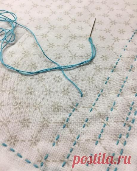 Японская вышивка сашико — Сделай сам, идеи для творчества - DIY Ideas
