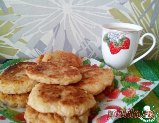 Сырные оладьи 