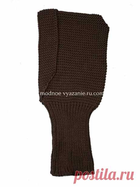 Воротник капюшон вязаный спицами - Klubok - Modnoe Vyazanie.ru.com