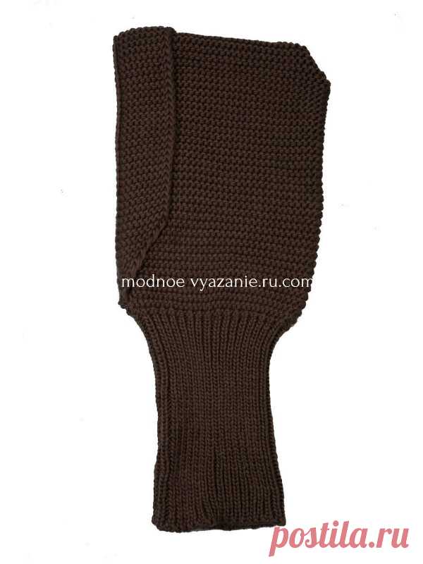 Воротник капюшон вязаный спицами - Klubok - Modnoe Vyazanie.ru.com