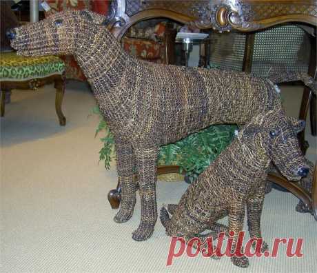 Abaca Woven Dog - Large