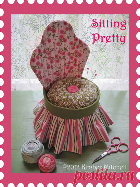 Riley Blake Designs -- Cutting Corners: SITTING PRETTY PINCUSHION
